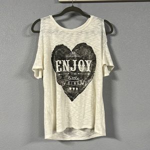 Off the shoulder shirt